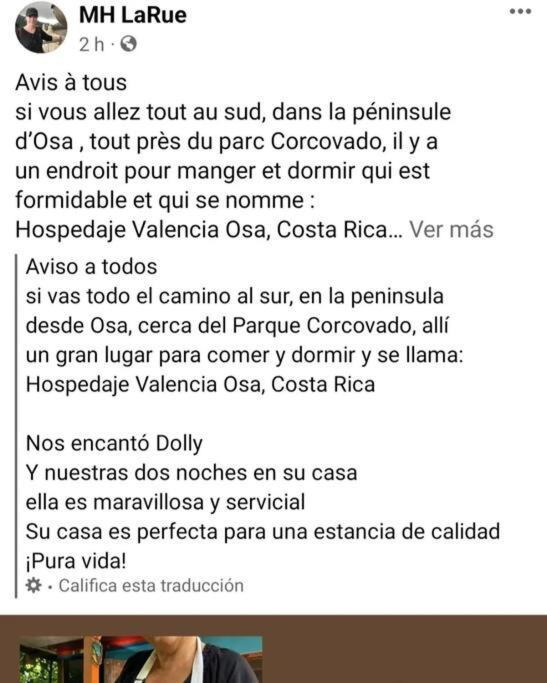Hospedaje Valencia Osa, Cr Potrero  外观 照片
